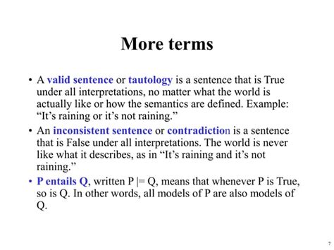 Image result for Propositional Logic Examples