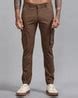 Buy Brown Trousers & Pants for Men by KOLOR FUSION Online | Ajio.com