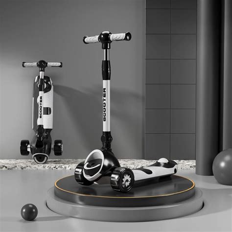 StarAndDaisy Glider Scooter With LED Lights, Height Adjustable