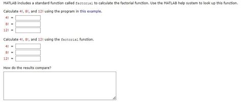Image result for Code for Find Factorial in MATLAB