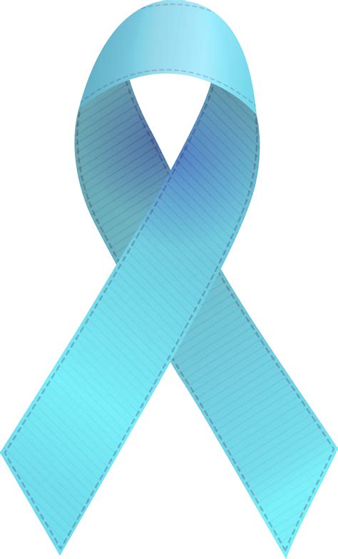 Blue Ribbon. Prostate cancer sign 11016167 PNG