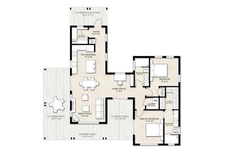 Modern Small Cabin Floor Plans