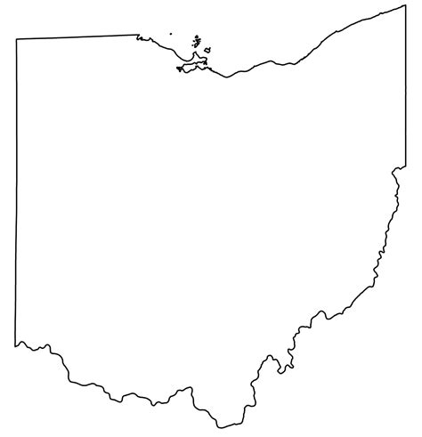 State Outlines: Blank Maps of the 50 United States - GIS Geography