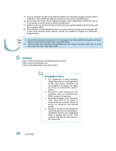 Image result for Chapter 3 Psychology Class 12