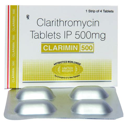 Clarimin 500mg Tablet | Uses, Side Effects, Price | Apollo Pharmacy