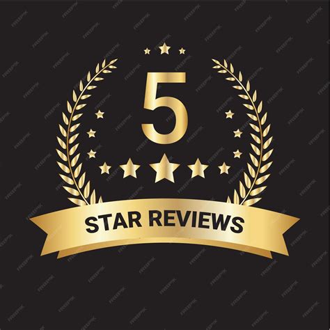 5 star review vector badges 5 star rating logo vector icons badges ...