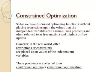 What Is Constrained Optimization 的图像结果
