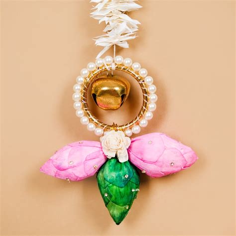 Ring And Bell Sola Flower Wall Hanging Set Of 6 Online - Premium Wall ...