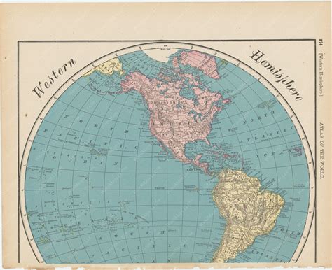 Western Hemisphere Map Countries