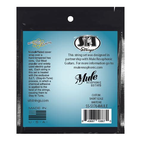 Mule Resophonic Guitars Strings - S.I.T. Strings