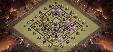 Best War Base TH9 with Link, Anti Everything, Hybrid - Town Hall Level ...