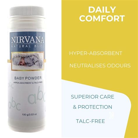 Talc-free Baby Powder - Nirvana Natural Bliss Luxury Vegan Skincare ...