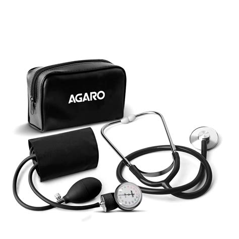 AGARO SP102 Aneriod Type Sphygmomanometer With Stethoscope, Manual Arm ...