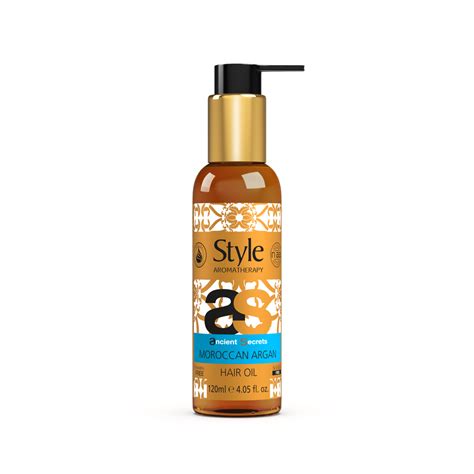 Moroccan Argan Hair Oil with UV Protection & Antioxidants | for Smooth ...