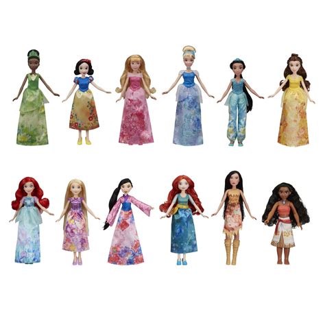 Buy Disney Princess Royal Collection, 12 Fashion Dolls -- Ariel, Aurora ...