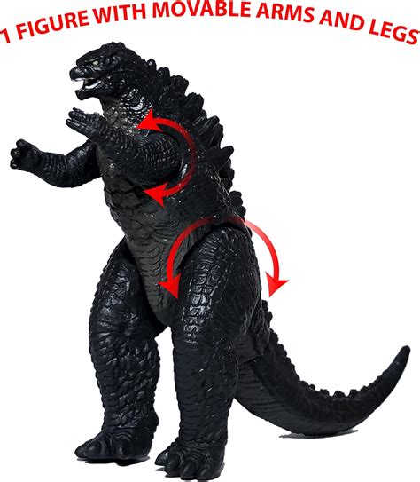 Buy TwCare Set of 6 Godzilla Toys Birthday Kids Action Figures ...