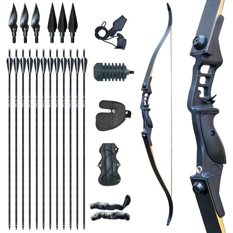 Tongtu Archery 30 50lbs Hunting Bow Set 52 Recurve Bow | Desertcart INDIA