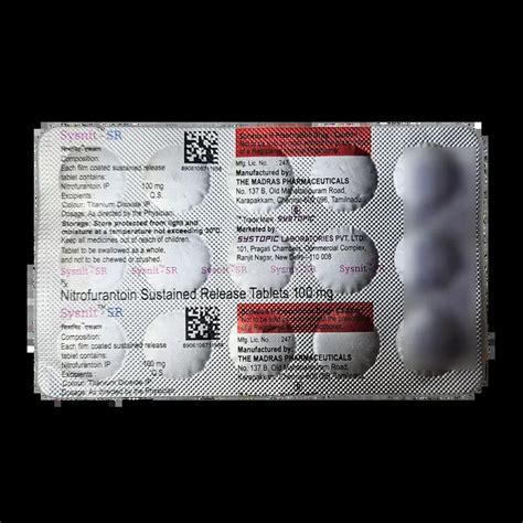 SYSNIT SR 100MG TABLET 15'S Price, Uses, Side Effects & Substitutes ...