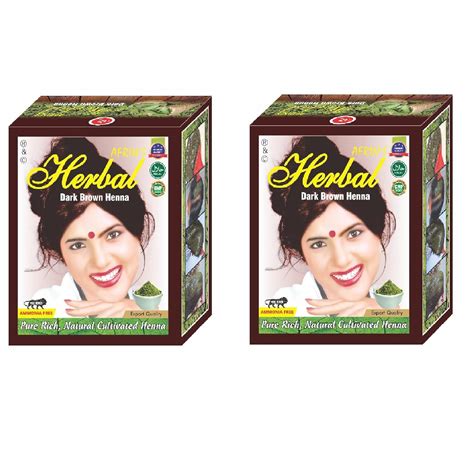 Buy RKS AFRIN's Natural Hair Colour For Women and Men | Dark Brown ...