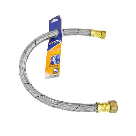 Tubo de abasto (manguera) para calentador inoxidable 1/2 x 1/2 x 60 ...