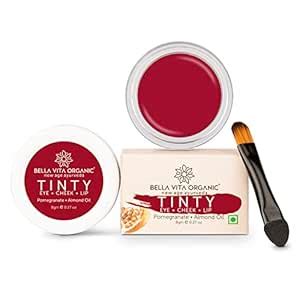 Bella Vita Organic 3 in 1 Pomegranate Tinty - Lip, Eye & Cheek Tint ...