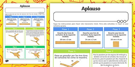 Ficha de actividad: Hacer palancas y uniones - Aplauso