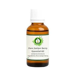 R V Essential Pure Juniper Berry Essential Oil 50ml- Juniperus Communis ...