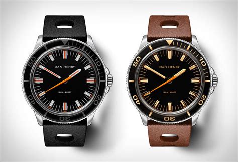 Designer Urbanite Diver Watches : Dan Henry 1975 Skin Diver Watch
