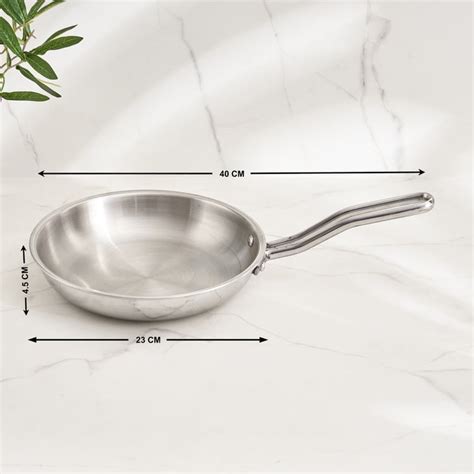 Buy Corsica Aresco Triply Stainless Steel Fry Pan - 23cm from Corsica ...
