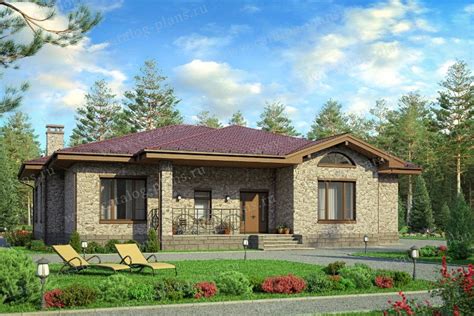 Удивительные дома: красивые одноэтажные дома на фото