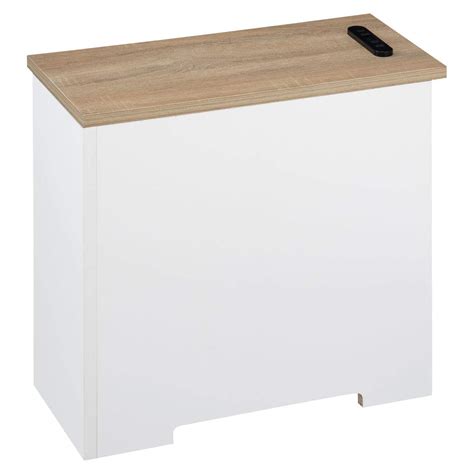 Bon Furniture Cable Box, Wooden, Router, Storage Box, Width 17.7 x ...