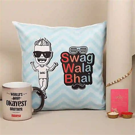 Order Swag Wala Bhai Rakhi Hamper online | Get same day delivery PAN ...