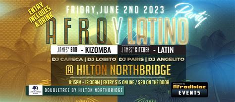 Afro Y Latino - 2 Room Edition-June 2023!, DoubleTree by Hilton Perth ...
