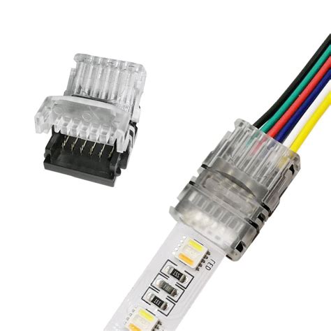 RGB LED Strip Connectors 的图像结果