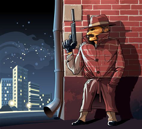 矢量的间谍团队插图图片素材-间谍团队插图矢量设计插画-eps格式-未来素材下载