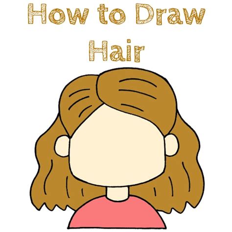 Image result for How to Draw Simple Hair