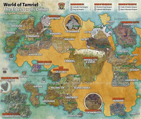 Maps for The Elder Scrolls Online (ESO), Vvardenfell, Morrowind ...