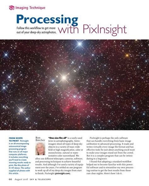 EZ Processing Suite PixInsight 的图像结果