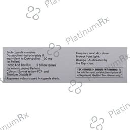 Microdox LBX 100mg/5B Capsule 10s | Uses, Price & Substitutes