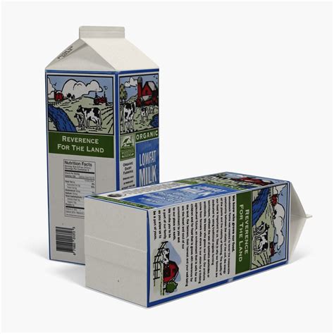 Half Gallon Of Milk Carton