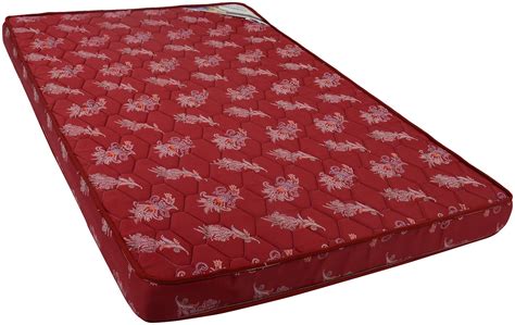 Dream Well 5-inch Single Size Foam Mattress (Maroon, 84 x48 x5 ...