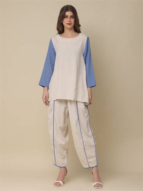 Breezy Oversized Cotton Co-Ord Set | Comfortable Women's Wear – NATICA