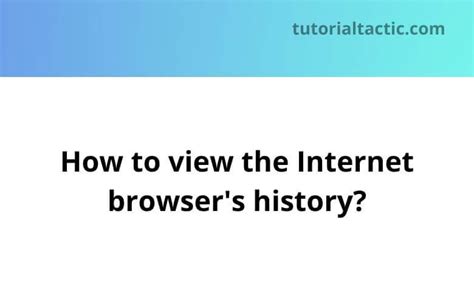 Image result for View Internet History