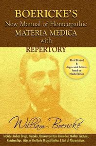 New Manual of Homoeopathic Materia Medica & Repertory with Relationship ...