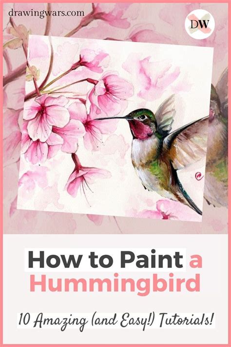 Image result for How to Paint Hummingbirds Tutorials