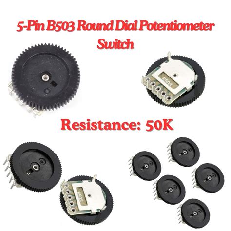 Buy 10K/50K Rotary Volume Control Switch | Makerbazar