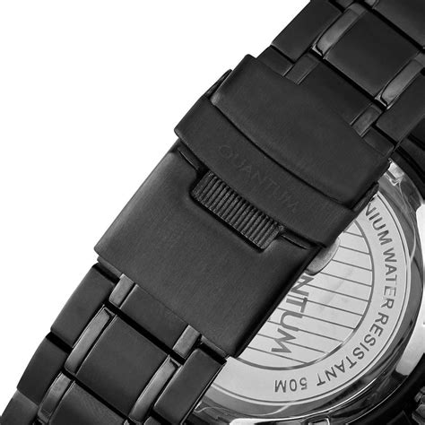 Buy Quantum Titanium Chronograph Black Round Dial Mens Watch - TTG859 ...