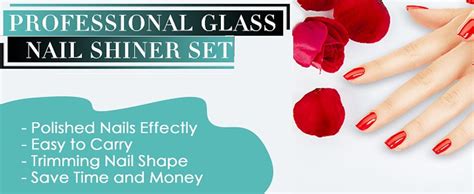 INSIME Nano Crystal Glass nail filer and buffer | Glass nail file with ...