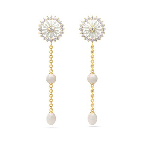 Joyalukkas 22KT Yellow Gold Drop Earrings for Girls : Amazon.in: Jewellery