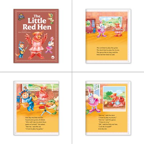 Little Red Hen Story Book